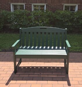 Completed bench